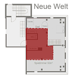 Küche des romantischen SM Mietapartments 