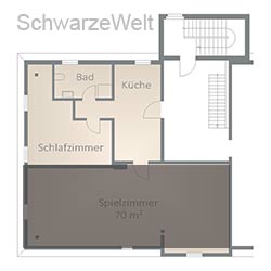 Schwarzewelt Großer Spielraum Grundriss